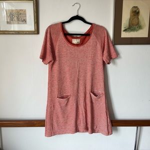 Rag & Bone t-shirt dress striped cotton